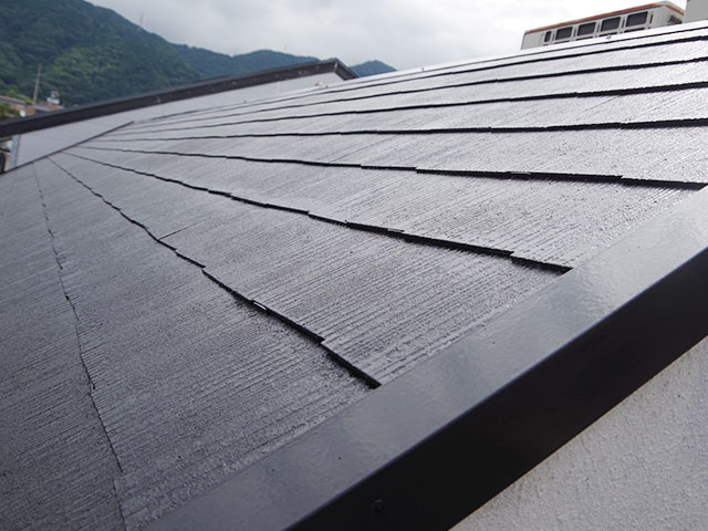 京都市山科区　S様社屋の外壁・屋根塗装工事⑦（屋根塗装）