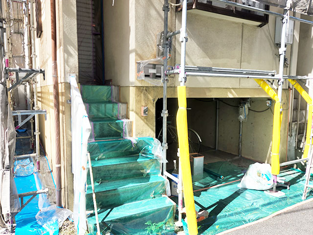 京都市下京区　I様邸の外壁塗装⑤（塗装諸々編）