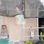 滋賀県大津市にて外壁中塗り〈A様邸外壁・屋根塗装〉