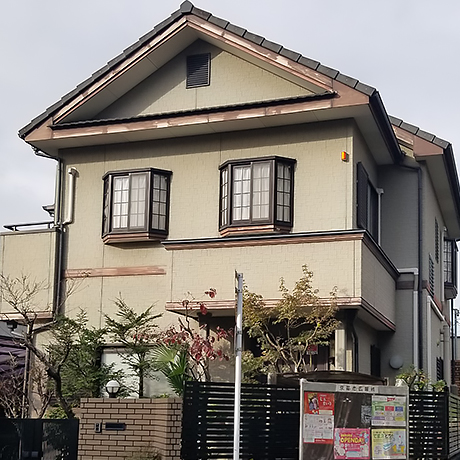 京都市左京区K様邸　外壁塗装・モニエル瓦屋根塗装 施工前