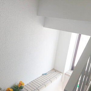京都市中京区 賃貸住宅の階段内壁塗装
