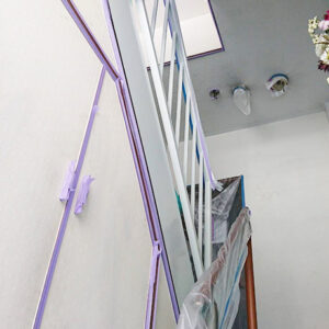 京都市中京区 賃貸住宅の階段内壁塗装