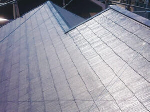 京都市山科区にてスレート屋根遮熱塗装 施工後