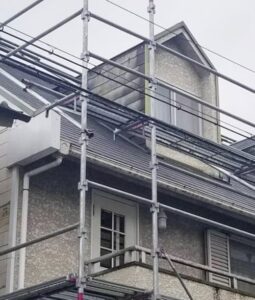 京都市西京区にて屋根・外壁塗装 施工前