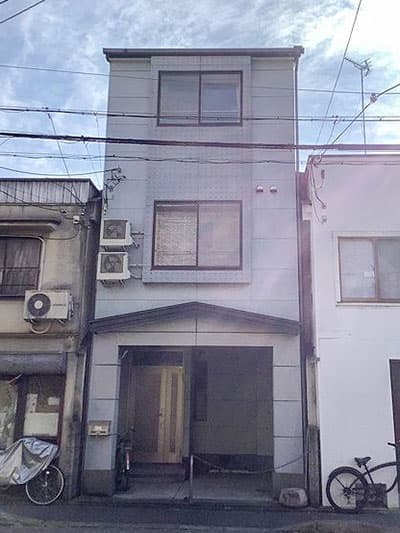 中京区にて屋根・外壁塗装施工前