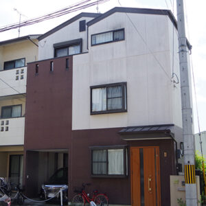 京都市西京区にて外壁・屋根塗装工事 施工前