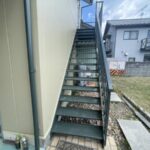 滋賀県大津市で鉄骨階段塗装 施工後