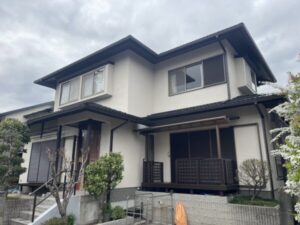 京都市西京区で外壁塗装 施工後