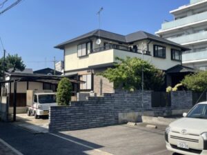 京都市山科区での外壁塗装工事 施工後