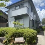 京都市北区のアパート外壁塗装工事 施工後