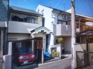 リペインターズのお膝元、京都市山科区で外壁塗装 施工前