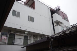 京都市下京区：外壁塗装と雨漏り修繕工事 施工後