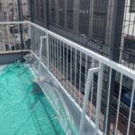 京都市下京区 / 屋上鉄柵塗装工事 施工後